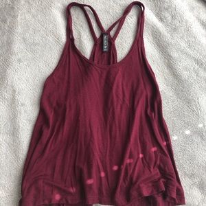 Maroon Tank Top